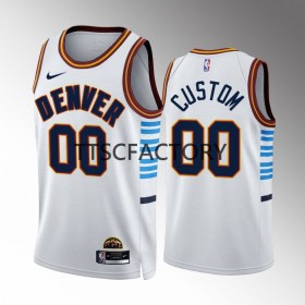 Camiseta Hombre NBA Denver Nuggets Personalizadas Nike 2022-23 City Edition Azul Swingman
